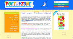 Desktop Screenshot of poetryzone.co.uk
