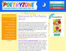 Tablet Screenshot of poetryzone.co.uk